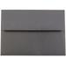 JAM Paper 4Bar A1 Envelopes 3 5/8 x 5 1/8 Dark Grey 50 per Pack