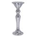 Efavormart 3FT Silver Polystone Mirror Mosaic Pedestal Floor Vase