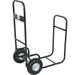 Docooler Firewood Cart fireplace log rolling cart wood rack with pneumatic wheels rolls up and down stairs heavy duty in door outdoor rolling cart