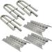 Grisun Replacement Stainless Steel Parts for Perfect Flame 3019L Perfect Flame 3019LNG Gas Grill Models Stainless Steel Replacement Grill Burner & Heat Plate Repair Kit