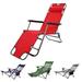 Chair Patio Chair Lounge Chair Chaise Recliner Outdoor Folding Adjustable Heavy Duty Zero Gravity Chair with Pillows for Patio