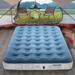 Full Size Camping Air Mattress Bed - Rechargeable Handheld Electric Pump - Portable and Foldable Bed for Home Travel