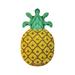 Swimline 86 Inflatable Water Sports Tropical Pineapple 2-person Raft Float - Yellow/Brown