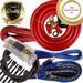 Complete 3500W 4 Gauge Car Amplifier Installation Wiring Kit Amp PK1 4 Ga Red Bundle