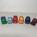 Disney Toys | Disney Pixar Plastic Cars Cake Toppers Set Of 6 Lighting Mcqueen | Color: Blue/Orange | Size: Osb