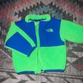The North Face Jackets & Coats | 3-6 Months North Face Fleece Jacket Coat | Color: Blue/Green | Size: 3-6mb