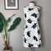 J. Crew Dresses | J. Crew Floral Printed Sheath Dress, Style A5222, Off White & Black, Size 12 | Color: Black/Cream | Size: 12