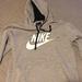 Nike Tops | Gray Nike Sweatshirt Size Medium. | Color: Gray | Size: M