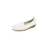 Mokassin NATURAL FEET "Marie", Damen, Gr. 35, weiß, Leder, feminin, Schuhe Damenschuh Mokassin Slipper, aus weichem Hirschleder