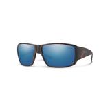 Smith Optics Guide's Choice Sunglasses ChromaPop Glass Polarized Blue Mirror Lens Matte Tortoise Frame 204947HGC62QG