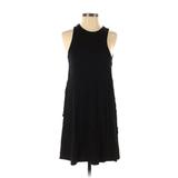 American Eagle Outfitters Casual Dress - A-Line: Black Solid Dresses - Women's Size X-Small