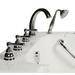 Avora Bath 52" x 32" Walk-in Soaking Fiberglass Bathtub w/ Faucet Fiberglass in White | 41 H x 52 W x 32 D in | Wayfair Avora 5232WC LHS
