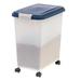 Rebrilliant Francisco Airtight 33 Qt Food Storage Container Plastic in Blue | 16.88 H x 10.83 W x 16.5 D in | Wayfair