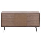 Modern Sideboard , Buffet Cabinet, Storage Cabinet, TV Stand Anti-Topple Design, and Large Countertop
