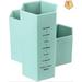 Inbox Zero Lamorna Hexagon Desk Pencil Holder Stand 3 Slot Pen Display Cup Case Makeup Brushes Pot Box Stationery Organizer Container Storage Caddy Office Suppli | Wayfair