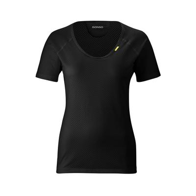 Funktionsshirt GONSO "Base Shirt W", Damen, Gr. 44, schwarz, 89% Polypropylen, 11% Elastan, Rundhals, Kurzarm, Shirts, Damen Fahrrad-Unterhemd, elastisch und atmungsaktiv, Rundhals Radshirt Image