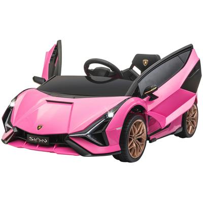 Elektro-Kinderauto JAMARA "Ride-on Lamborghini Sián FKP 37", pink, Elektro-Kinderfahrzeuge, KinderB:60cm H:40cm T:108cm, B:60cm H:40cm T:108cm