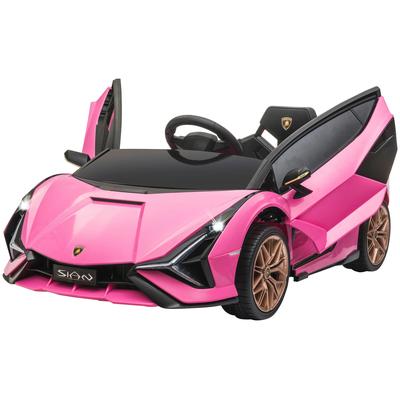 Elektro-Kinderauto JAMARA "Ride-on Lamborghini Sián FKP 37" Elektro-Kinderfahrzeuge pink Kinder