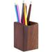 Pen Organizer Wooden Pencil Holder for Desk Pen Storage Holder Home Office Supplies (Beech)