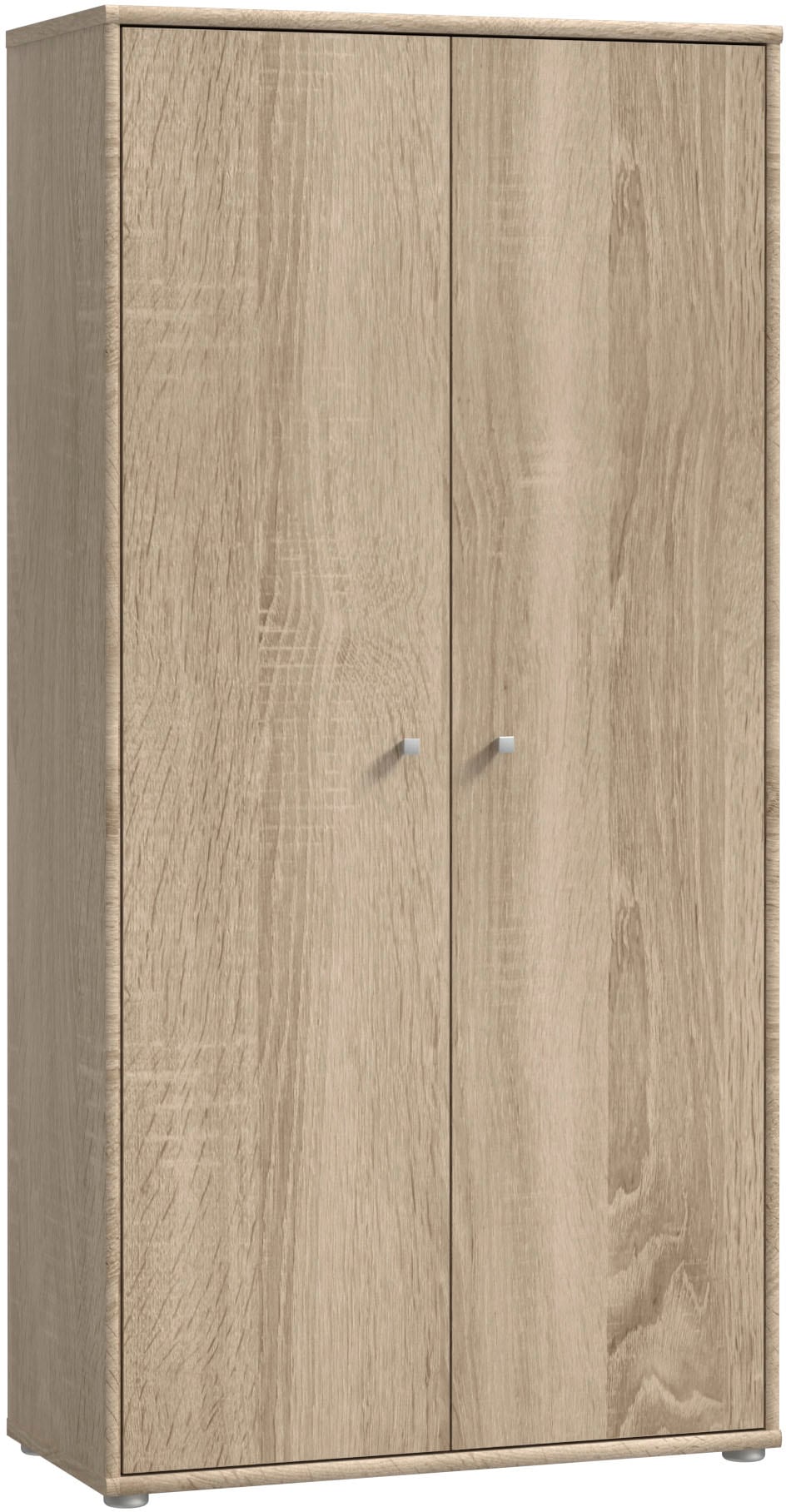 Schuhschrank FORTE "Tempra", braun (sonoma eiche), B:73,7cm H:149,5cm T:34,8cm, Dekorfolie, FSC-zertifizierter Holzwerkstoff, Schränke, Breite 73,7 cm