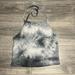 Brandy Melville Tops | Brandy Melville Tiedye Halter Top | Color: Gray/White | Size: One Size