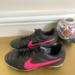 Nike Shoes | Nike Girls' Soccer Cleats | Color: Black/Pink | Size: 4.5g