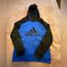 Adidas Shirts & Tops | Boys Adidas Szxl (18-20) Hoodie. Blue And Black | Color: Black/Blue | Size: Xlb