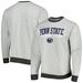 Men's Russell Heather Gray Penn State Nittany Lions Classic Fit Tri-Blend Pullover Sweatshirt