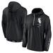 Men's Nike Black Chicago White Sox Authentic Night Game Performance Half-Zip Windbreaker