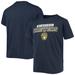 Youth Navy Milwaukee Brewers Wordmark Baseball T-Shirt