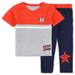 Toddler Navy/Orange Houston Astros Batters Box T-Shirt & Pants Set