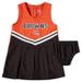 Girls Newborn & Infant Brown/Orange Cleveland Browns Two-Piece Cheerleader Set with Bloomers