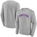 Men's Fanatics Branded Gray TCU Horned Frogs Basic Arch Sweatshirt