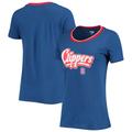 Women's 5th & Ocean by New Era Royal LA Clippers T-Shirt