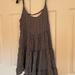 Brandy Melville Dresses | Brandy Melville Casual Black Dress With White Flower Pattern. One Size. | Color: Black/White | Size: S