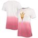 Women's White/Maroon Arizona State Sun Devils Airplay Dip-Dye T-Shirt