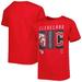 Youth Red Cleveland Guardians Logo T-Shirt