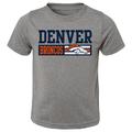 Youth Heather Gray Denver Broncos Team T-Shirt