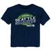 Toddler Navy Seattle Seahawks Football T-Shirt