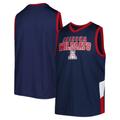 Youth Navy Arizona Wildcats V-Neck Tank Top