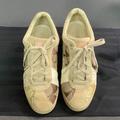 Coach Shoes | Coach Pamelah Patchwork Women's Casual Sneaker, Style A1124 Khaki, Sz 9.5m Eeuc | Color: Brown/Tan | Size: 9.5