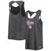 Women's Russell Heather Black Texas A&M Aggies Open Back Scoop Neck Tank Top