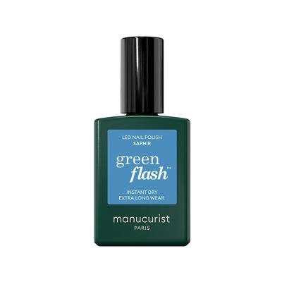 manucurist - green flash Instant Dry Extra Long Wear Nagellack 15 ml Saphir (1272.67 € / 1 l)