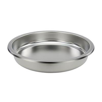 Winco 602-FP 6 qt Round Food Pan for 103A, 103B, 308A & 602 Chafers, Stainless, Silver