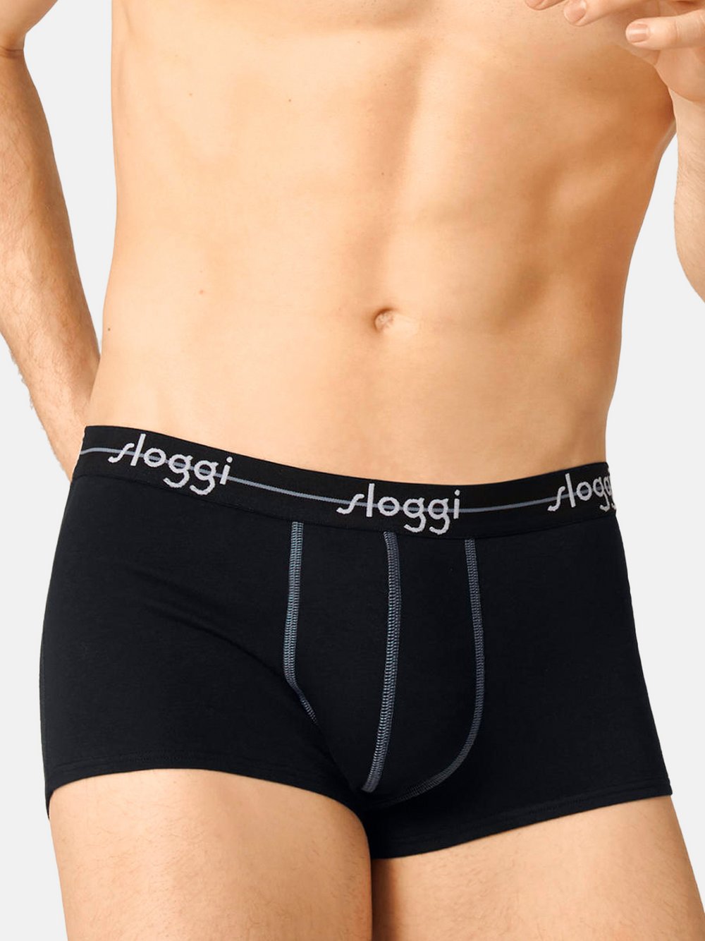 sloggi Retro Short Herren schwarz, M Image