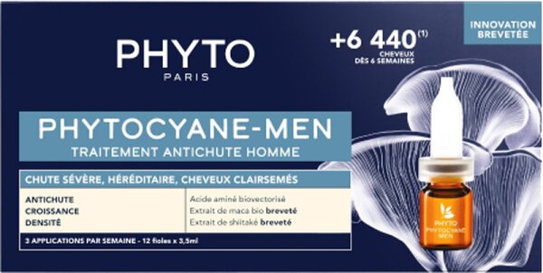 Phyto Phytocyane Men 12x3,5 ml Haarkur