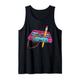 80 90er Jahre Outfit Damen Party Verkleidung Retro Kassette Tank Top