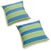 17-inch All-weather Outdoor Throw Pillows (Set of 2, Multiple Patterns)