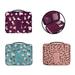 CHUANK 3Pcs Makeup Bag Leopard Print PU Leather Travel Cosmetic Bag for Women Girls - Cute Large Makeup Case Cosmetic Train Case Organizer with Adjustable Dividers for Cosmetics Make Up Tools