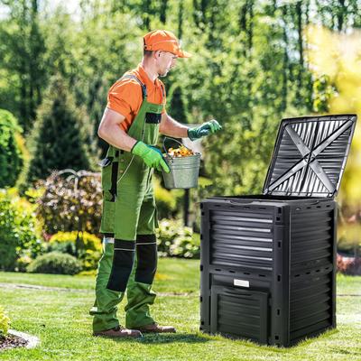 80 Gal. Plastic Outdoor Stationary Composter